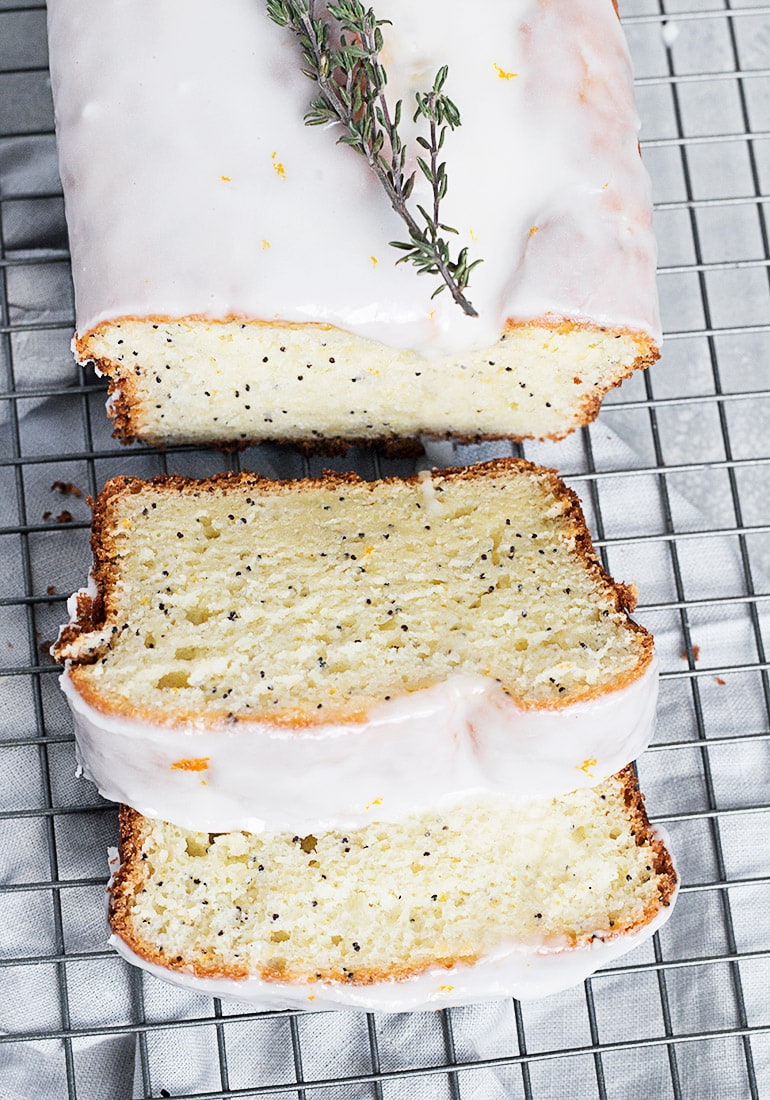 Orange Poppy Seed Yogurt Loaf