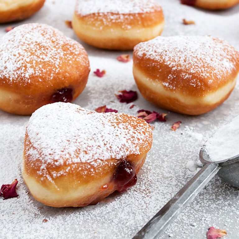 HeartShaped JamFilled Donuts Seasons and Suppers