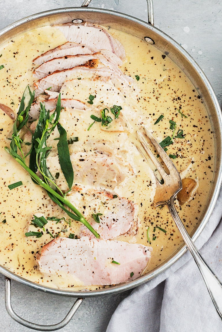 Pork Loin Tarragon Seasons and Suppers