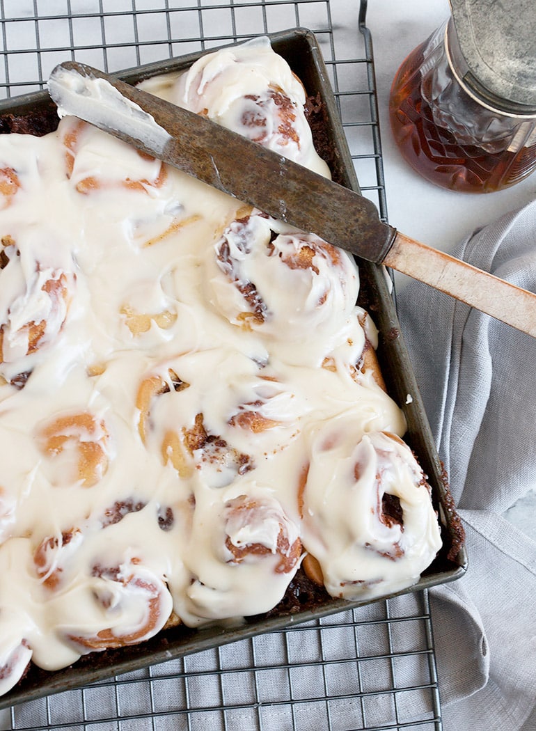 Maple Cinnamon Rolls