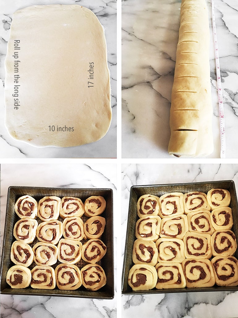 How to Make Maple Cinnamon Rolls Process Photos