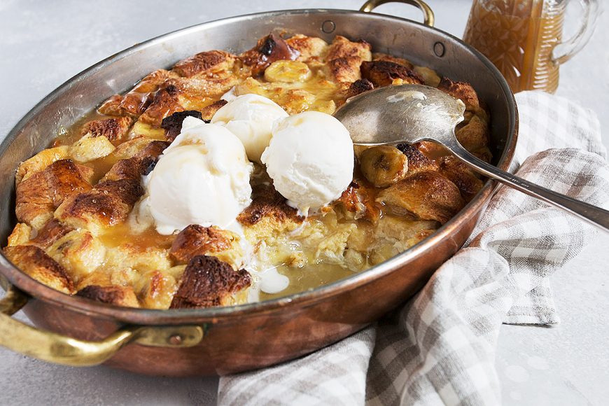 Bananas Foster Bread Pudding Seasons and Suppers