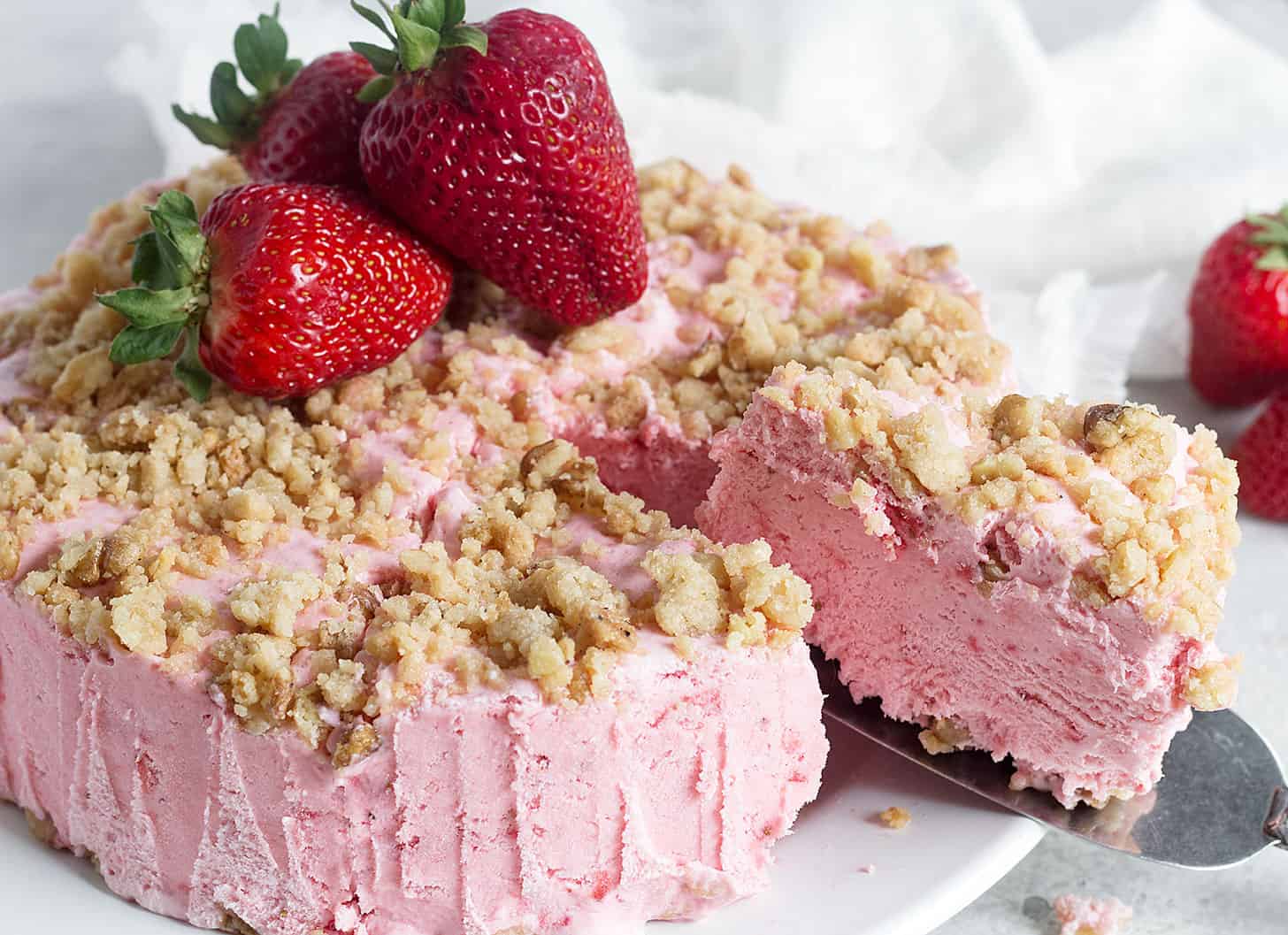 Frozen Strawberry Dessert