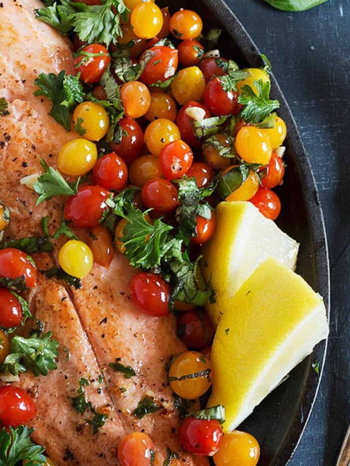 Trout en Papillote (Rainbow Trout Cooked in Parchment) Seasons and