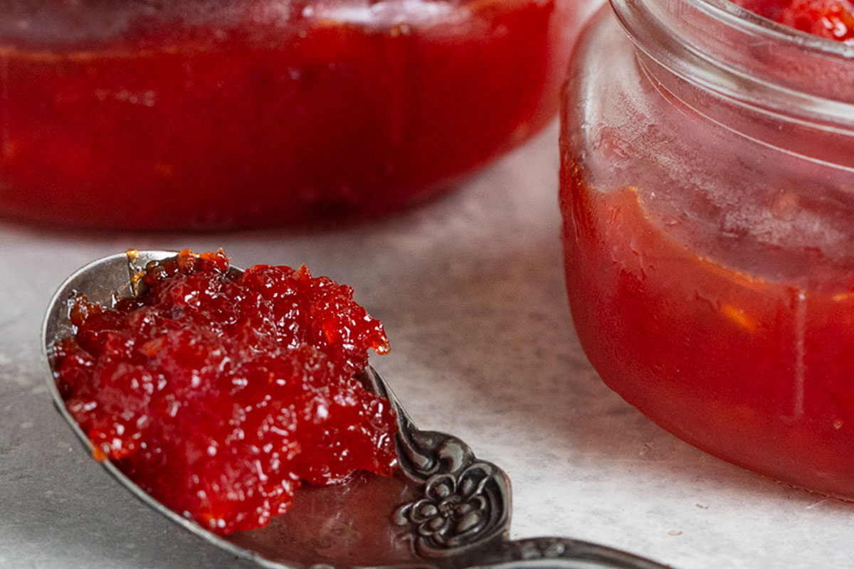 Easy NoPectin Red Pepper Jam Seasons and Suppers
