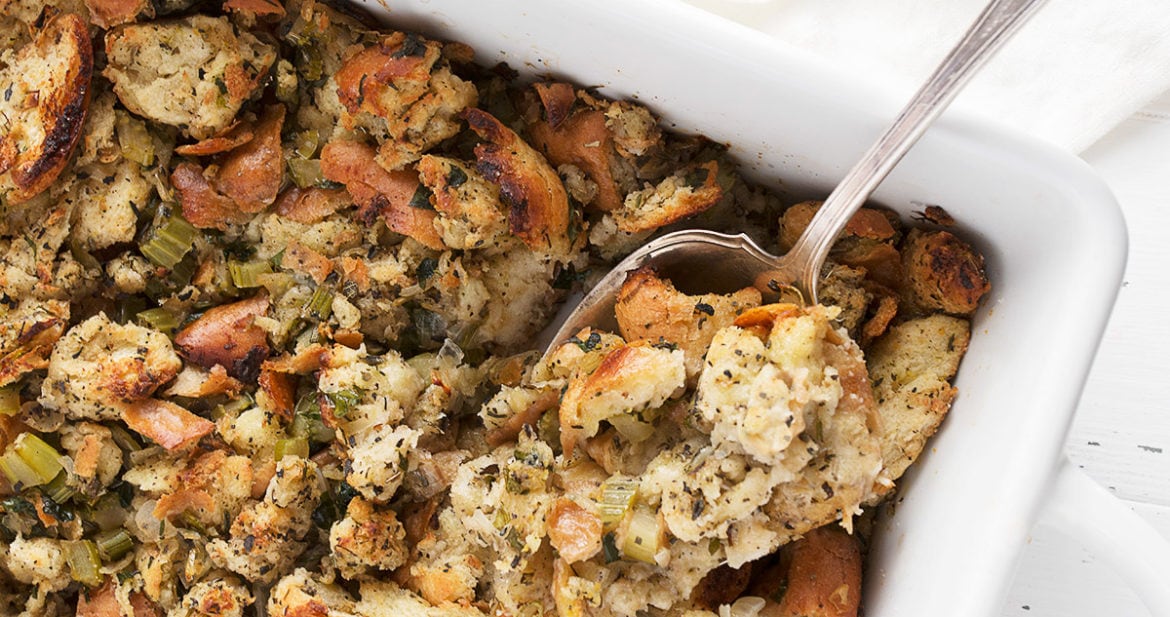 Classic Bread Stuffing (with an ovenbaked option) Seasons and Suppers