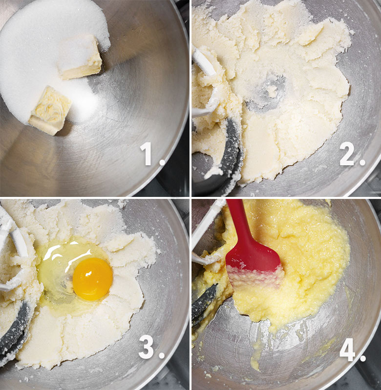 banana bread step-by-step process photos