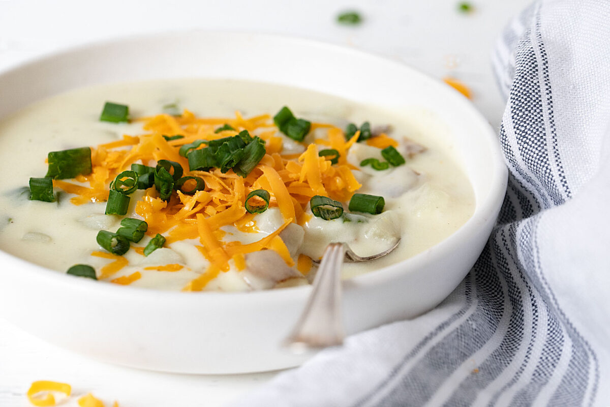 Quick Loaded Potato Soup Seasons and Suppers
