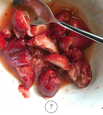strawberries after they have macerated