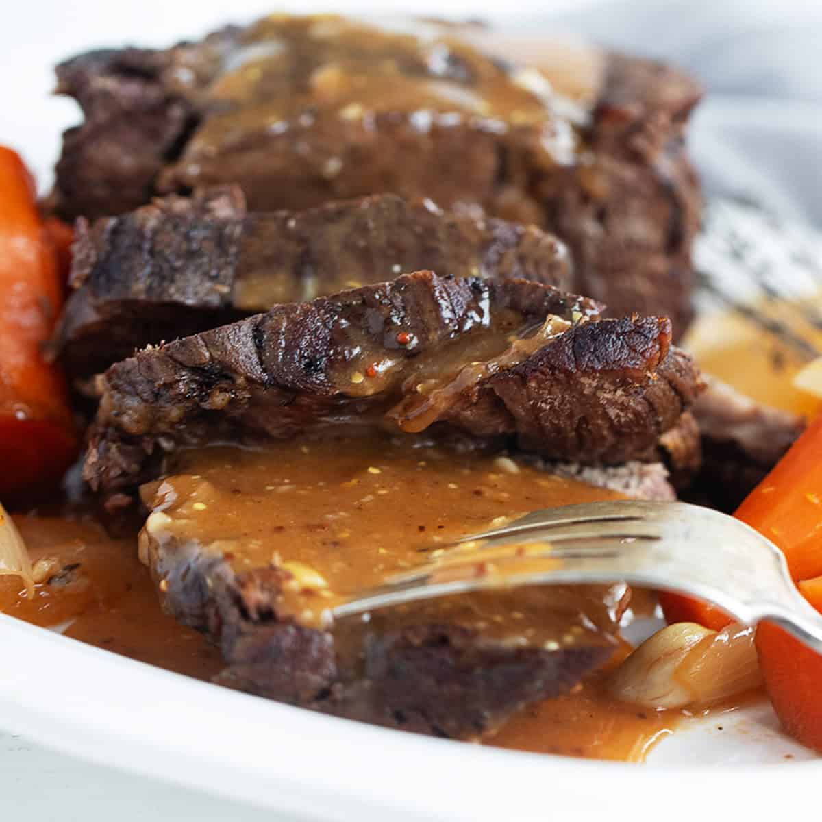 Pot Roast with Horseradish Gravy