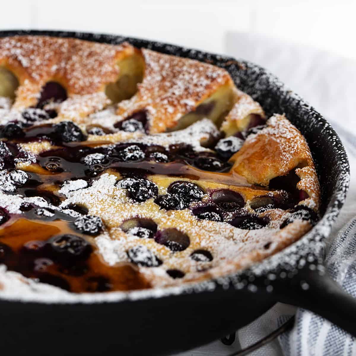 Blueberry Sausage Pancake Bake