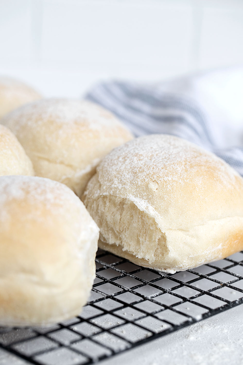 Irish blaa on a cooling rack