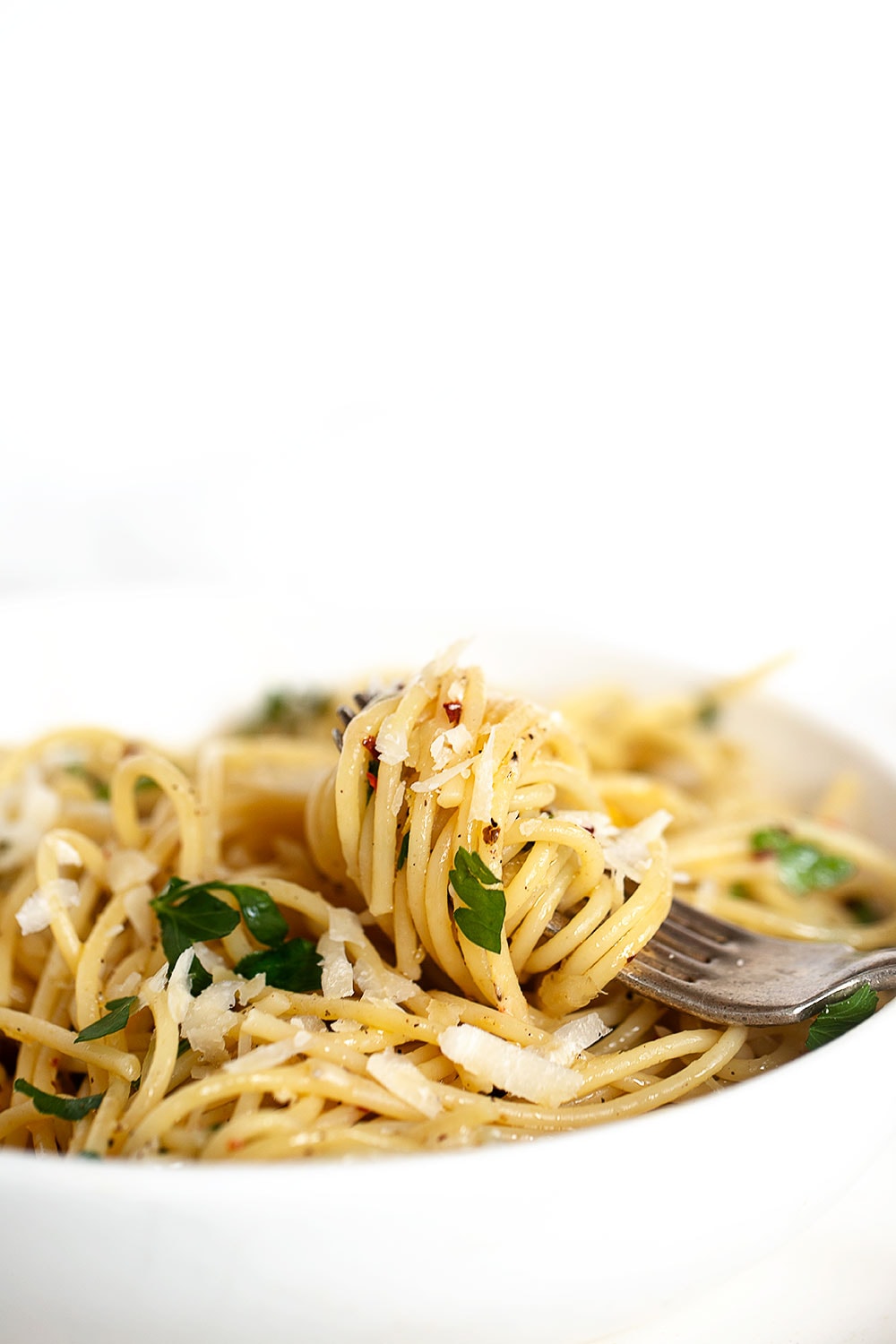 Spaghetti with Olive Oil and Garlic Seasons and Suppers
