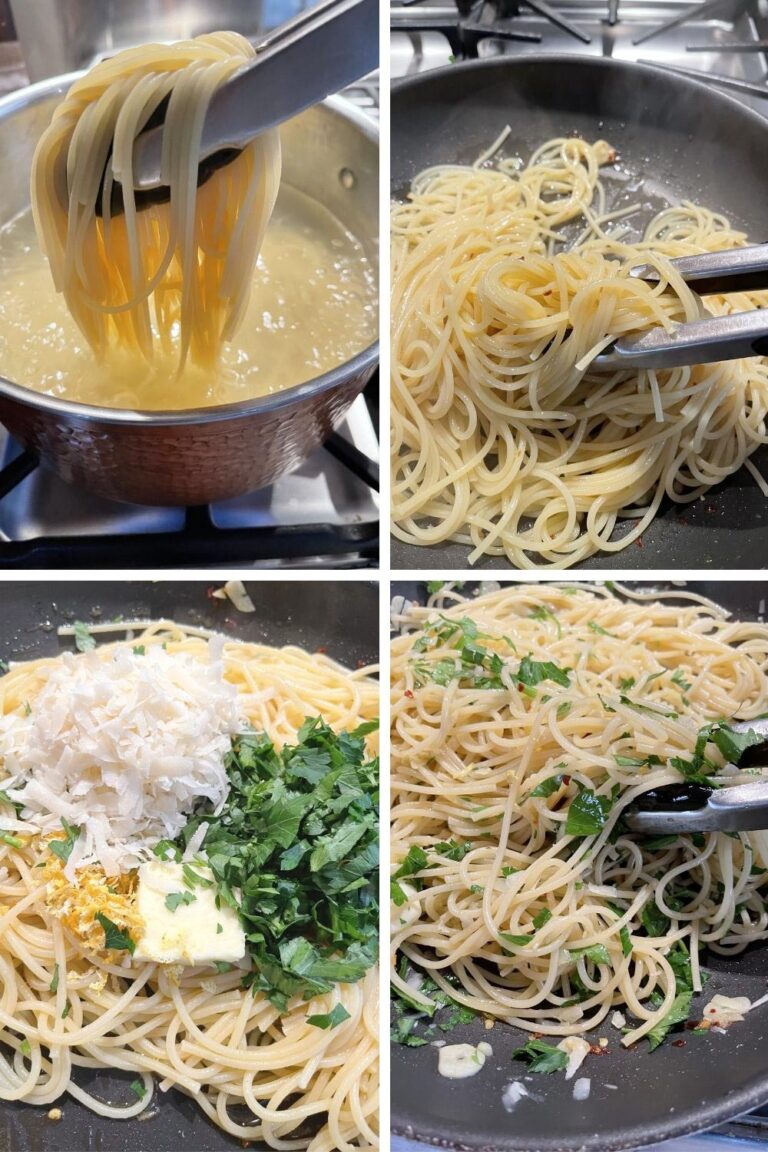 Spaghetti with Olive Oil and Garlic Seasons and Suppers