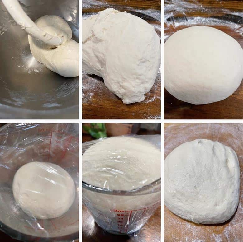 photo collage of steps to make Everything Bread 1