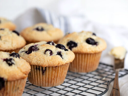 Buttermilk Blueberry Muffins - Seasons and Suppers
