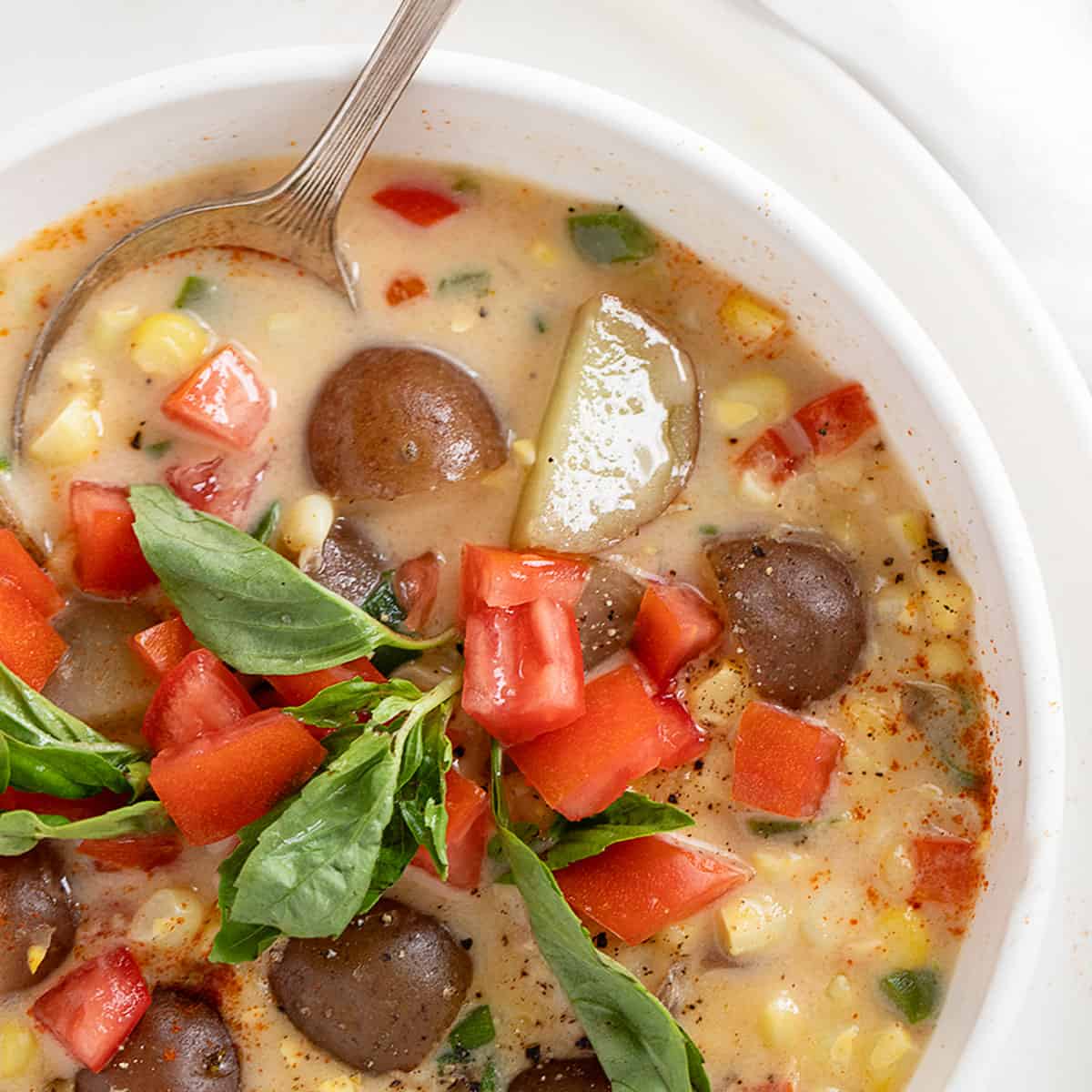 Light Corn Chowder