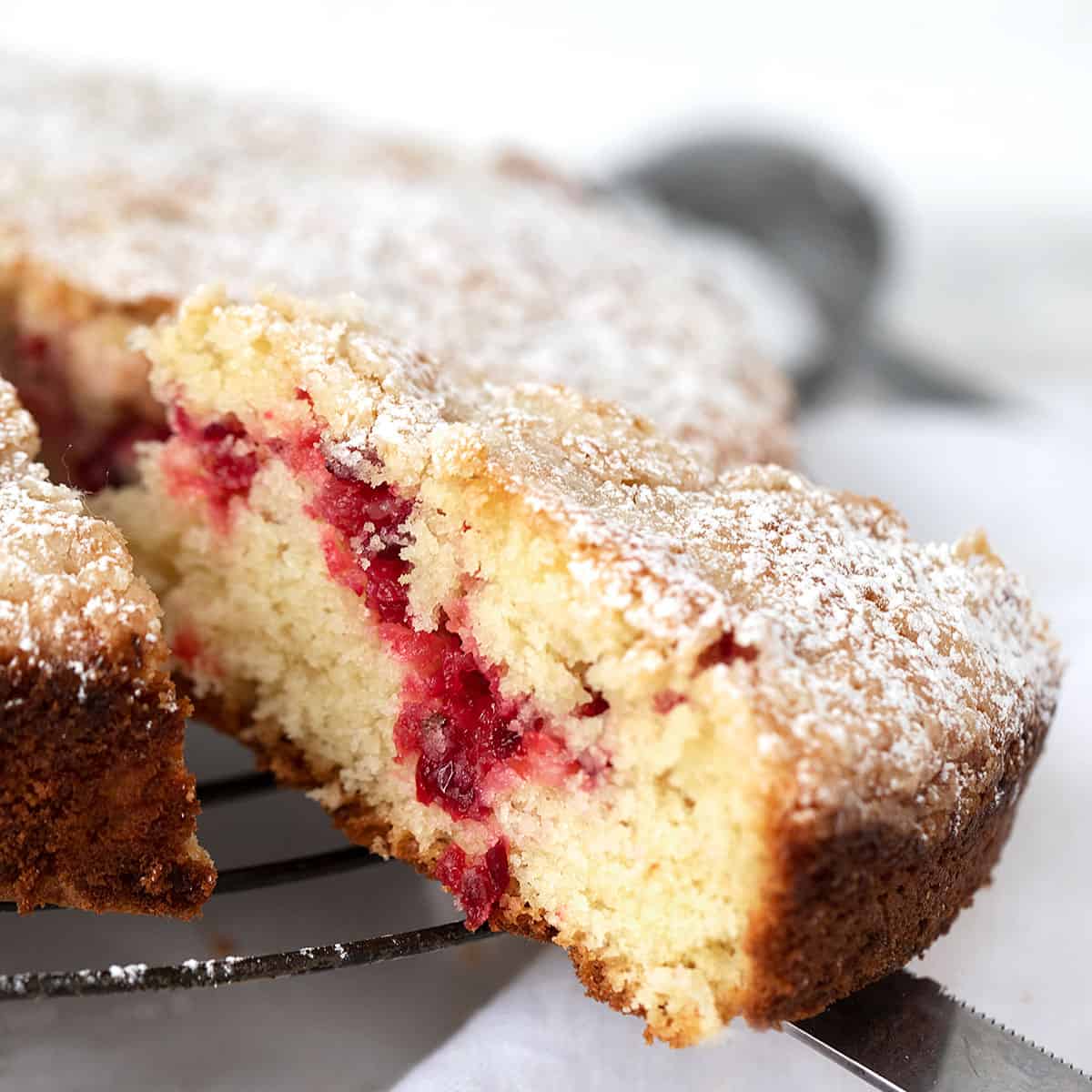 Vanilla Cranberry Cake