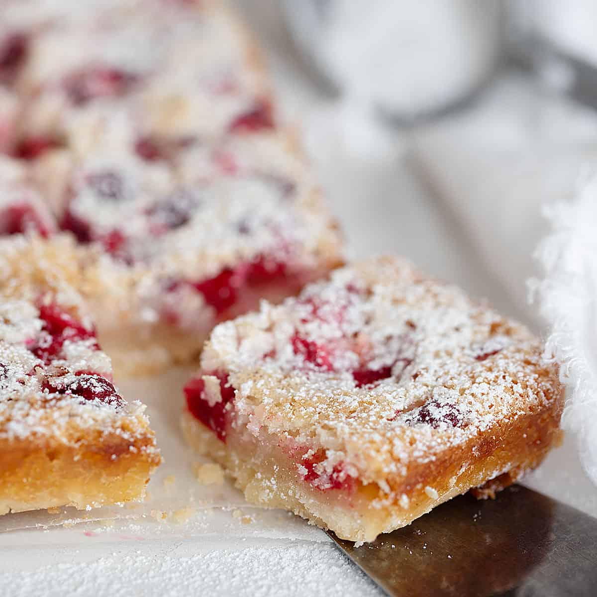 Cranberry Lemon Squares