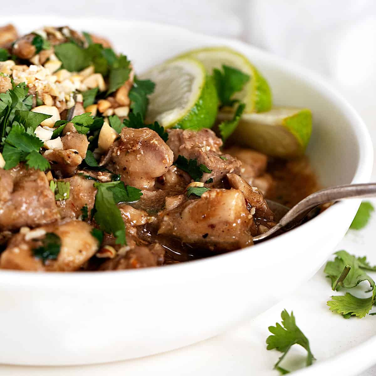 Quick and Easy Thai Peanut Chicken
