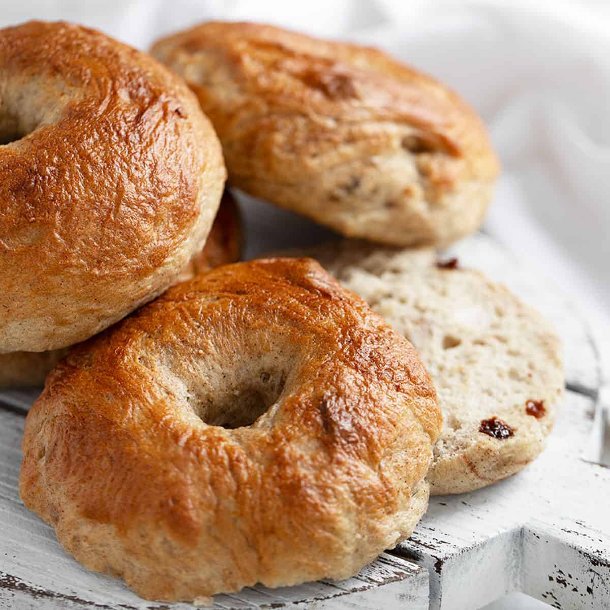 Cinnamon Raisin Bagels