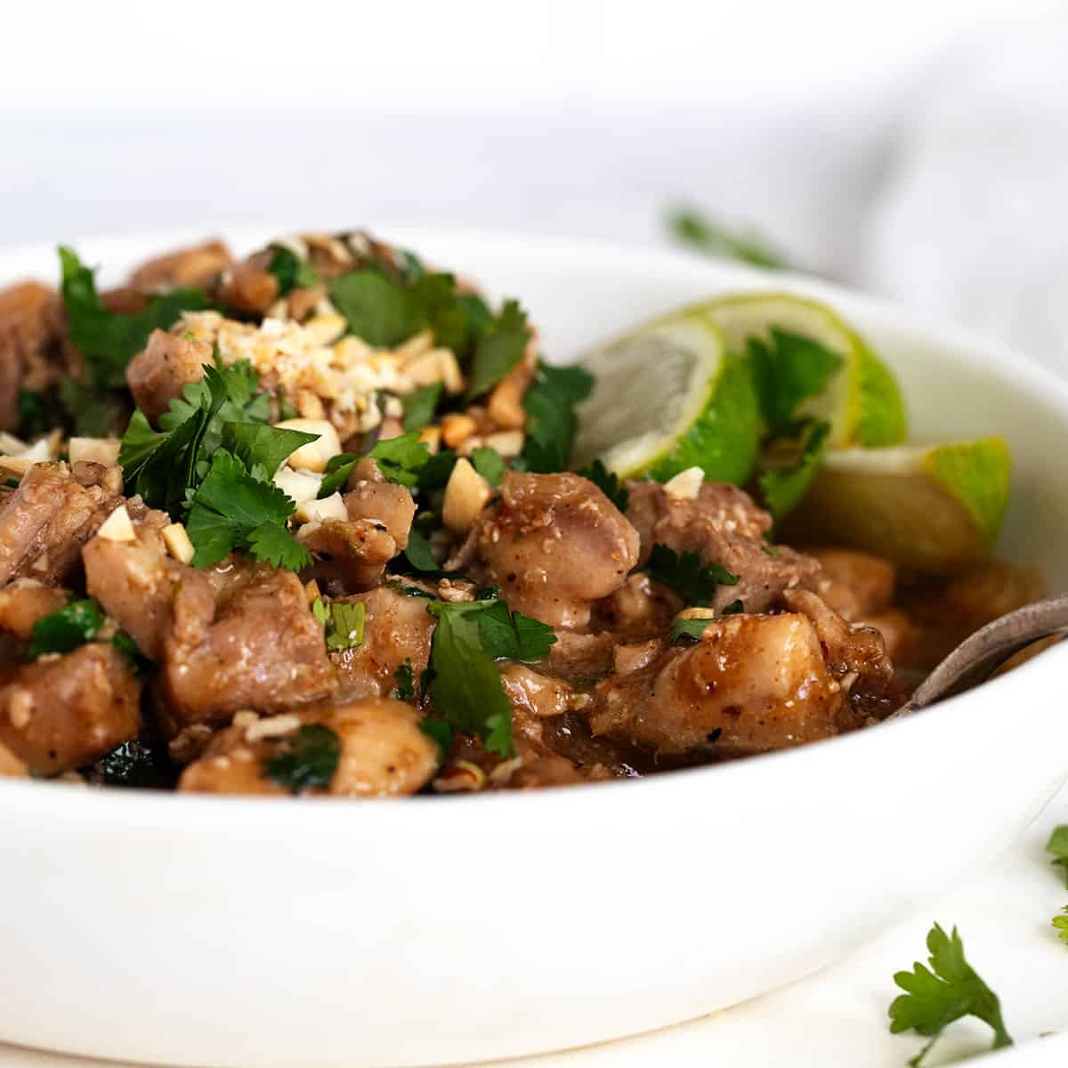 Quick and Easy Thai Peanut Chicken - Seasons and Suppers