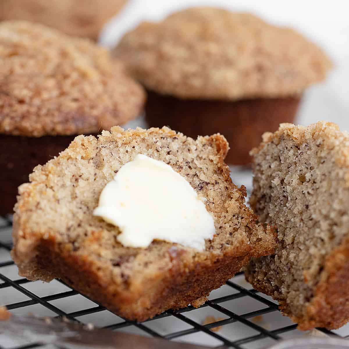 Banana Crumb Muffins