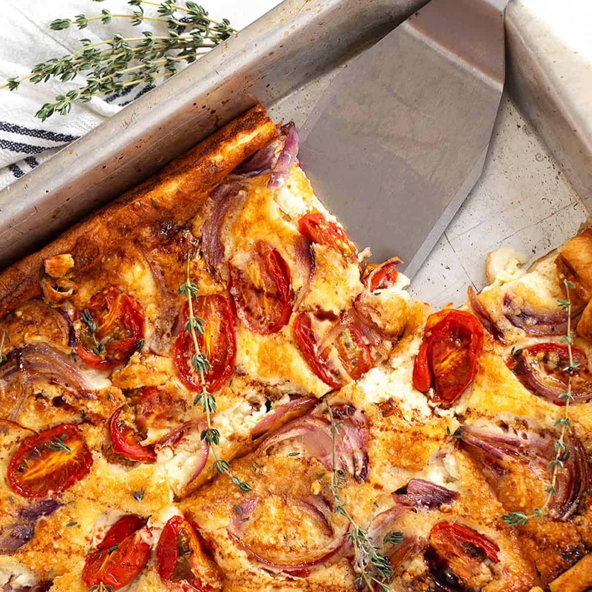 Savoury Tomato Dutch Baby