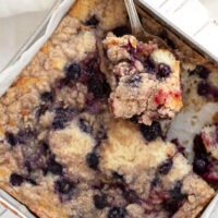 fruit buckle in pan with spoon