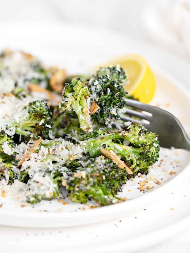 Roasted Broccoli Caesar Salad Recipe Seasons and Suppers