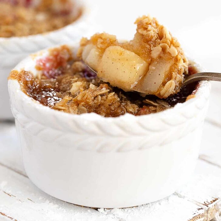 Cranberry Pear Crisp - Seasons and Suppers
