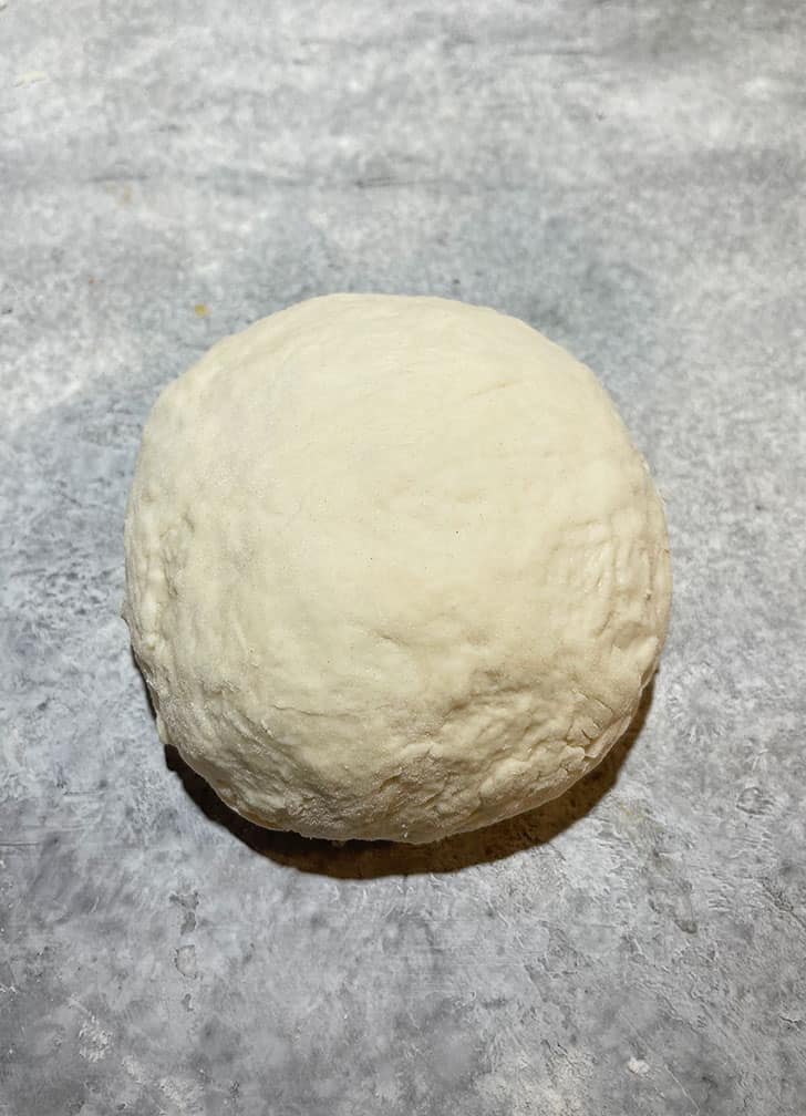kneaded flatbread dough