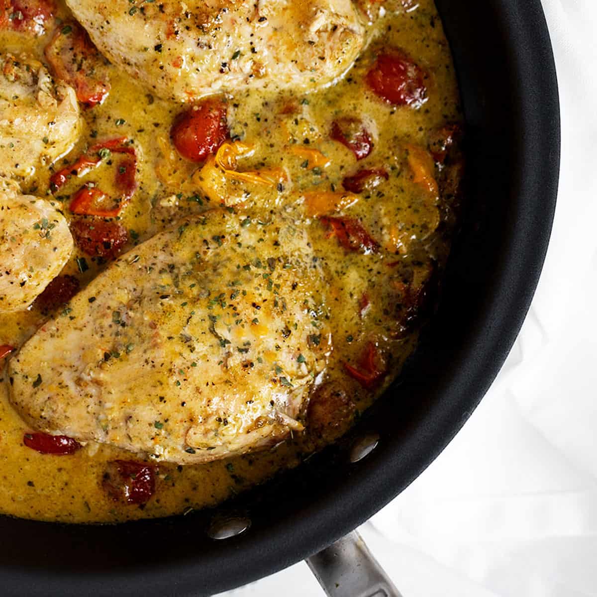 Creamy Tomato Pesto Chicken
