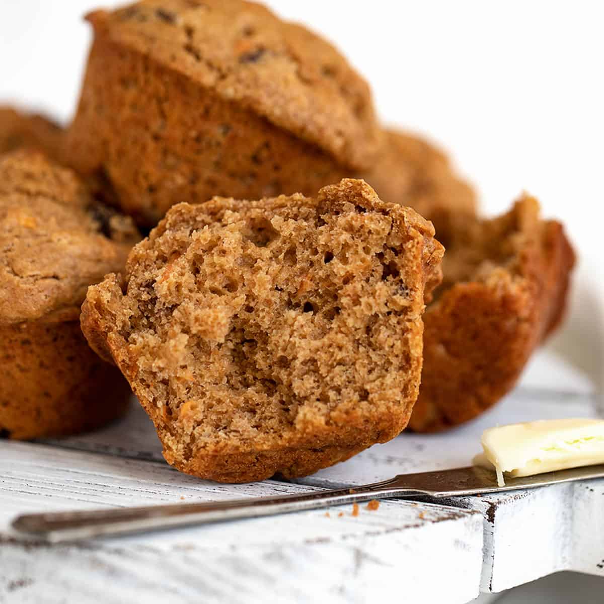 Loaded Carrot Muffins