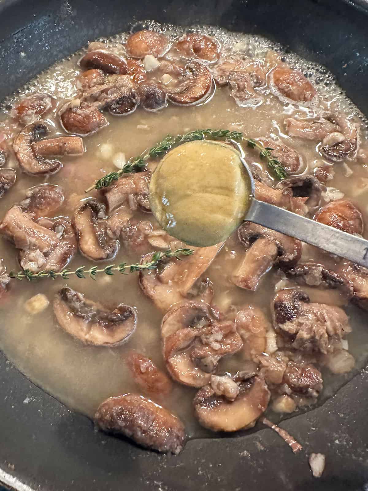 Creamy Garlic Chicken with Mushrooms - Seasons and Suppers