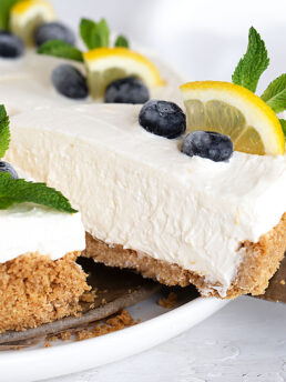 No Bake Lemon Cheesecake