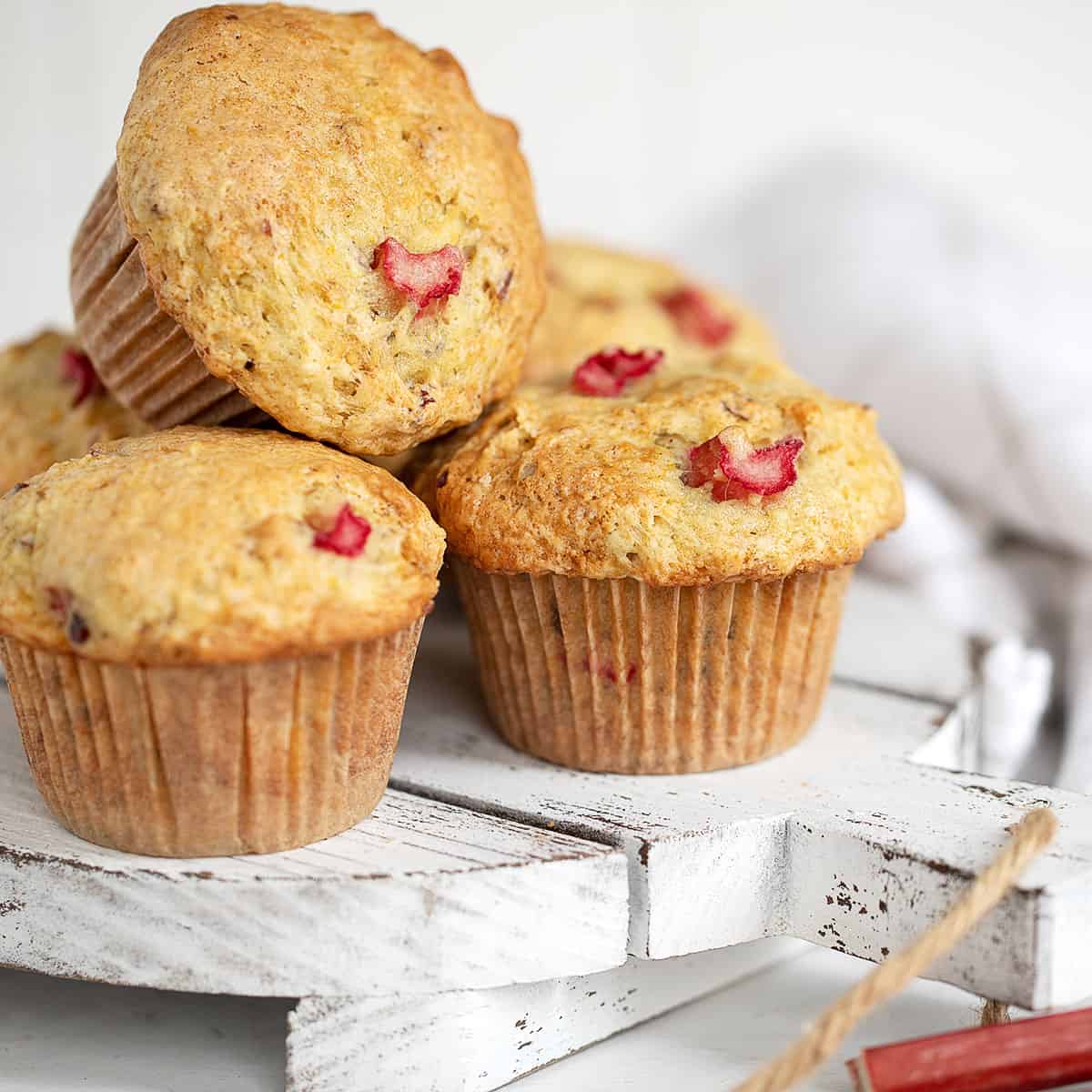 Rhubarb Orange Muffins