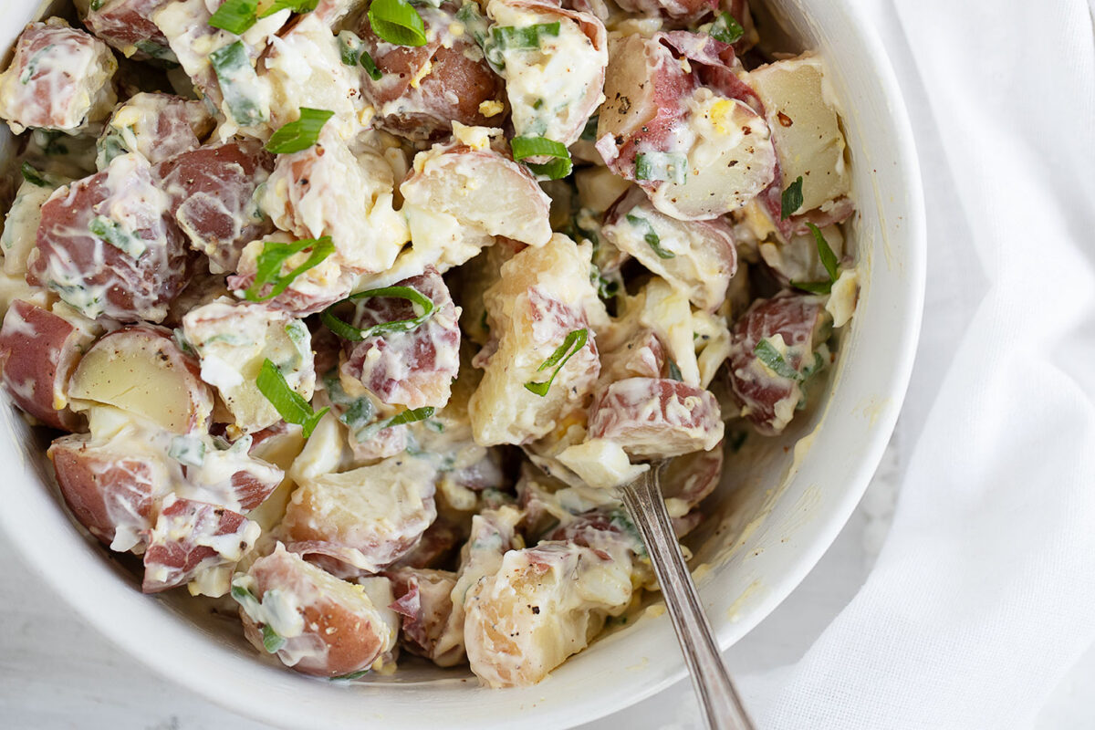 Simple Potato Egg Salad Seasons and Suppers