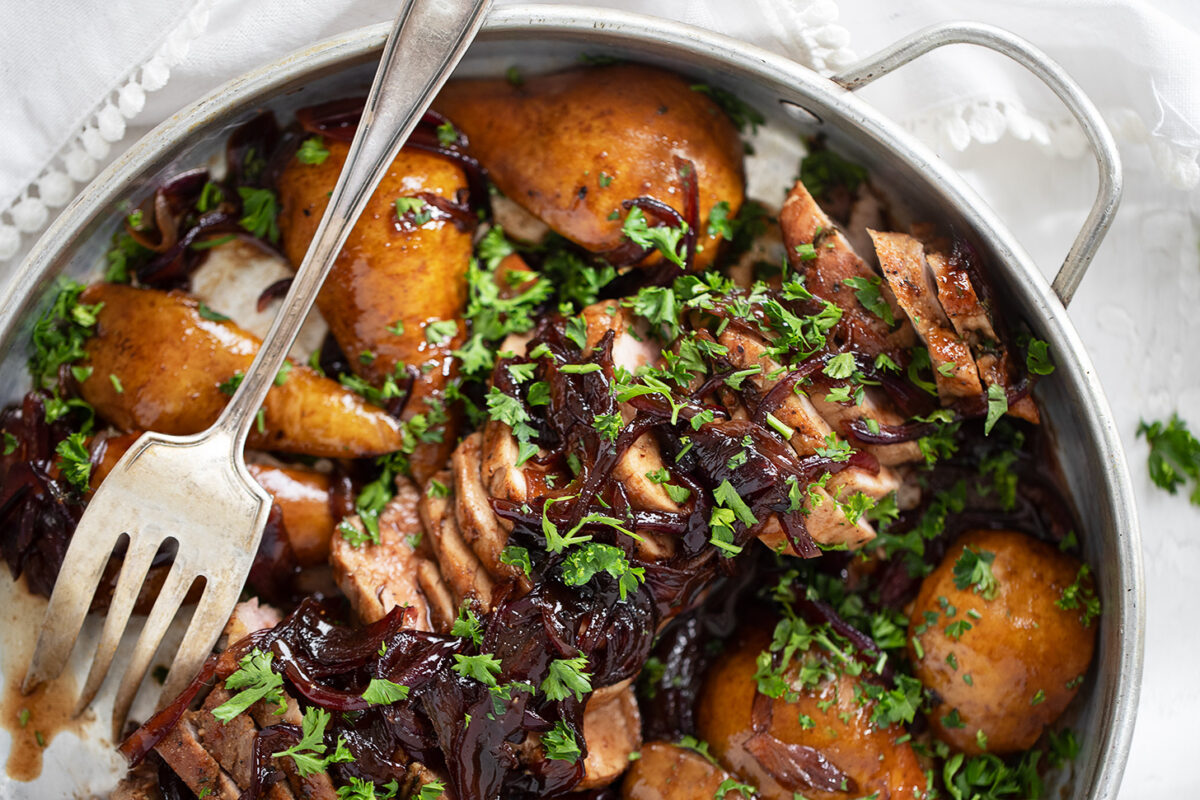 Pork Tenderloin with Pears Seasons and Suppers