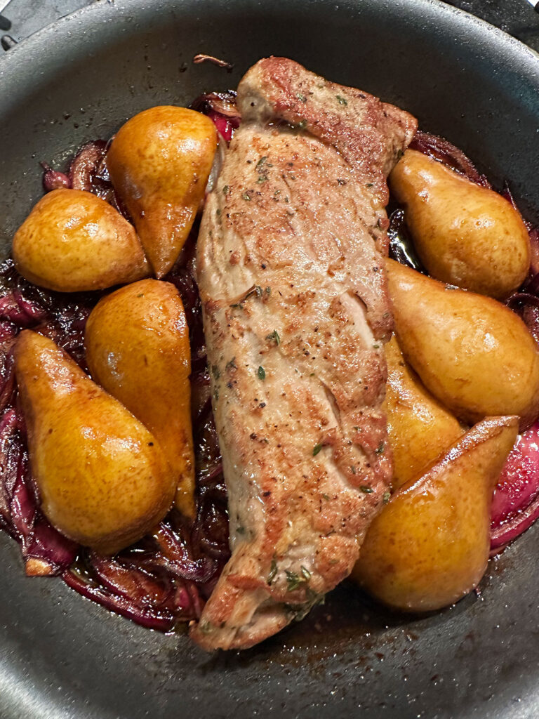 Pork Tenderloin with Pears Seasons and Suppers