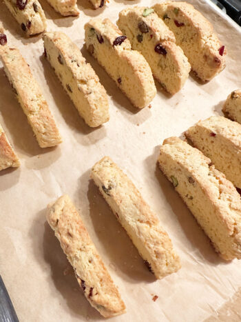 biscotti after second bake