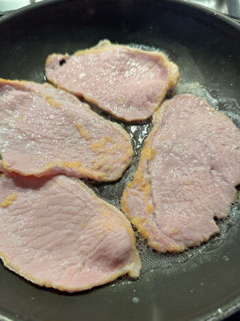peameal bacon after cooking