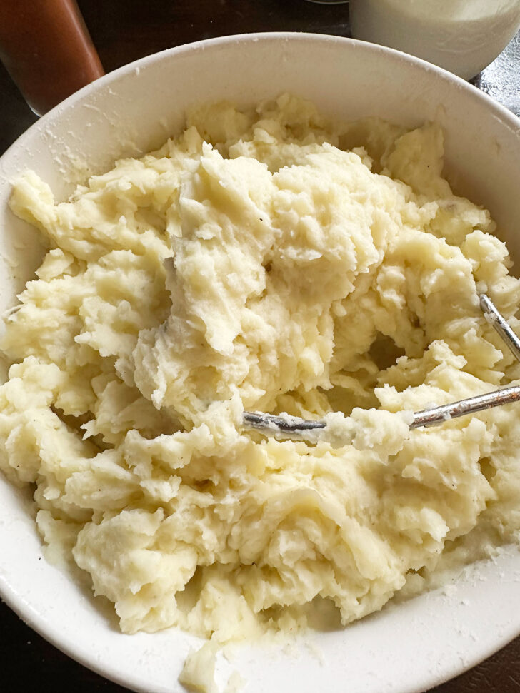 finished mashed potatoes