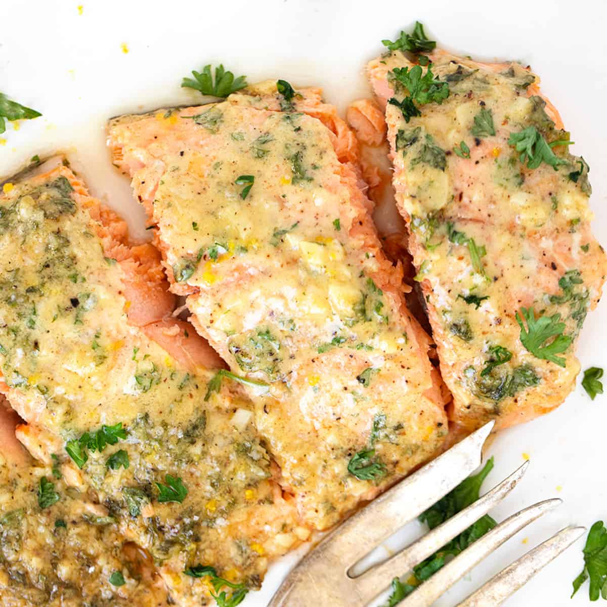 Dijon Mustard Garlic Salmon