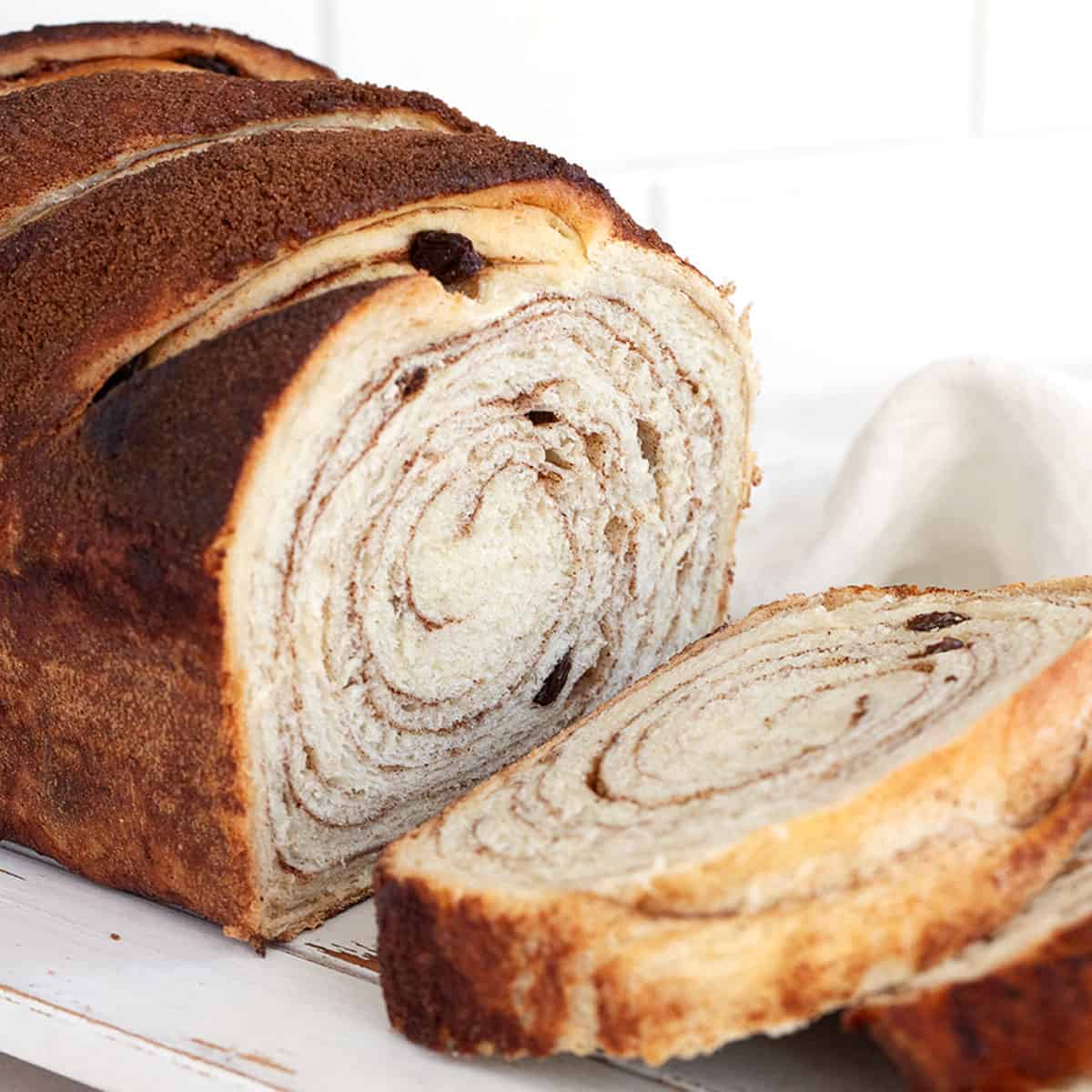 Cinnamon Swirl Bread with Raisins