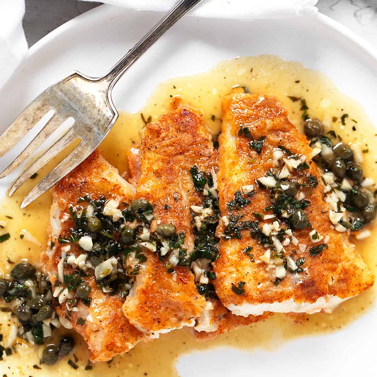 Cod Piccata
