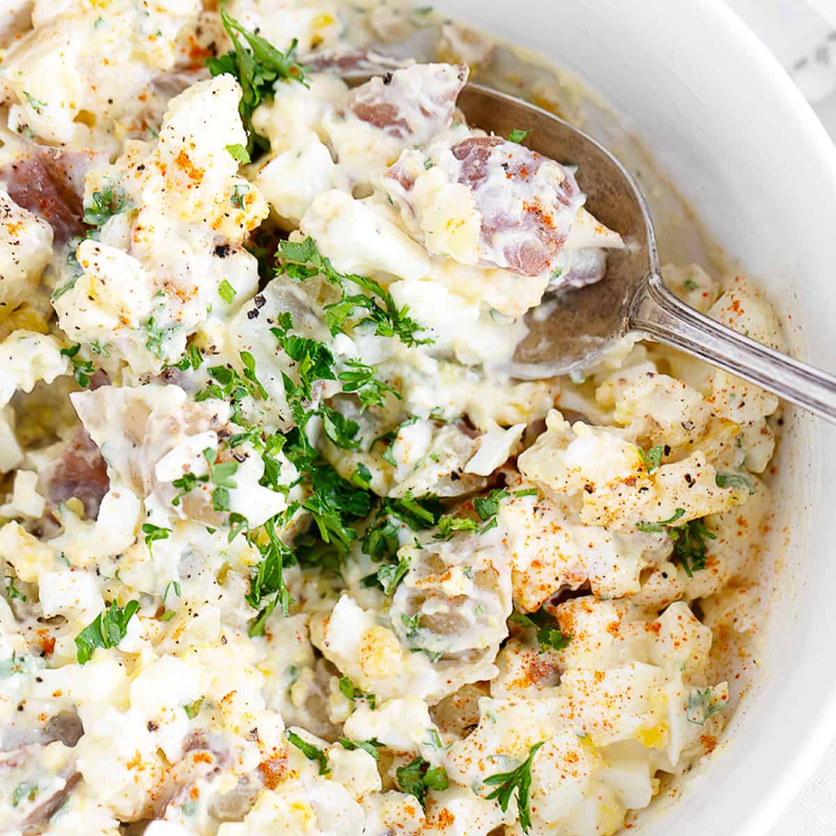 Devilled Egg Potato Salad