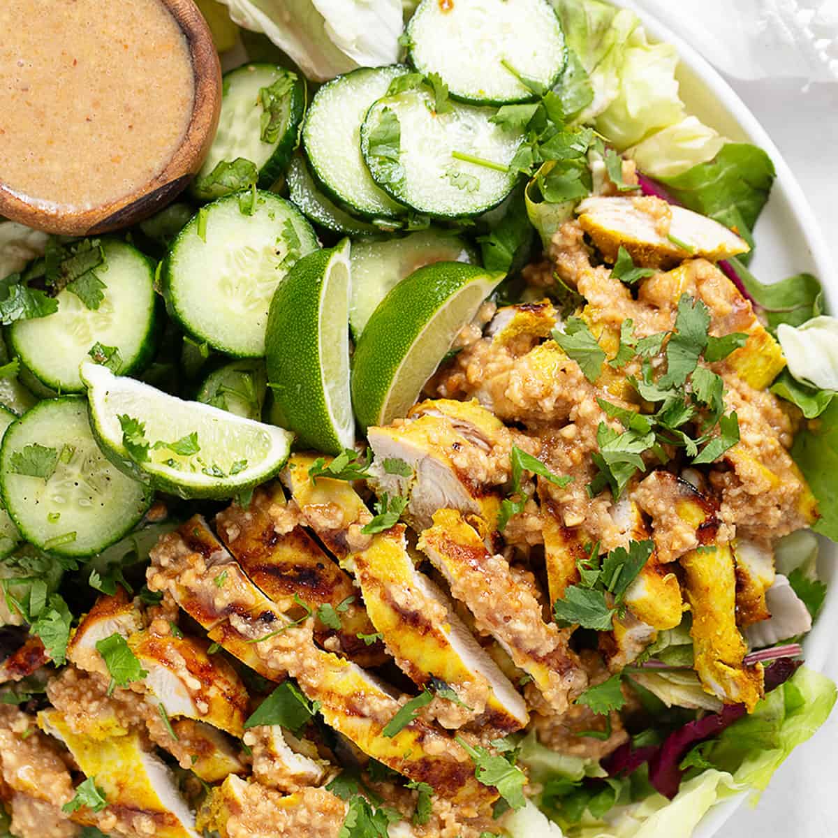 Chicken Satay Salad