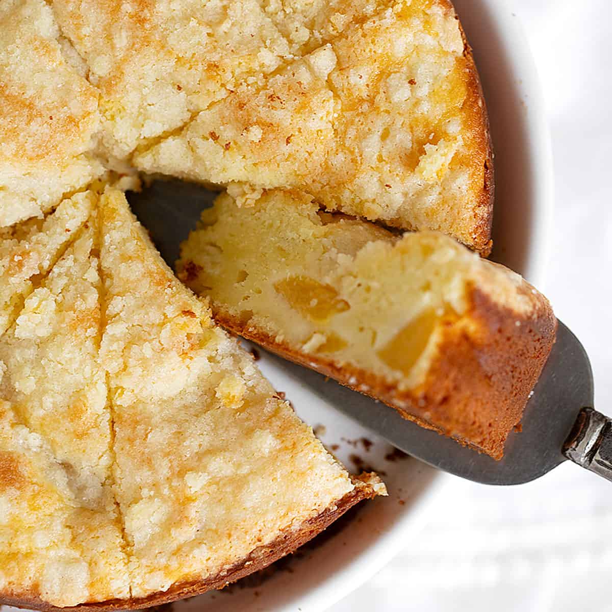 Peach Cream Cheese Cake