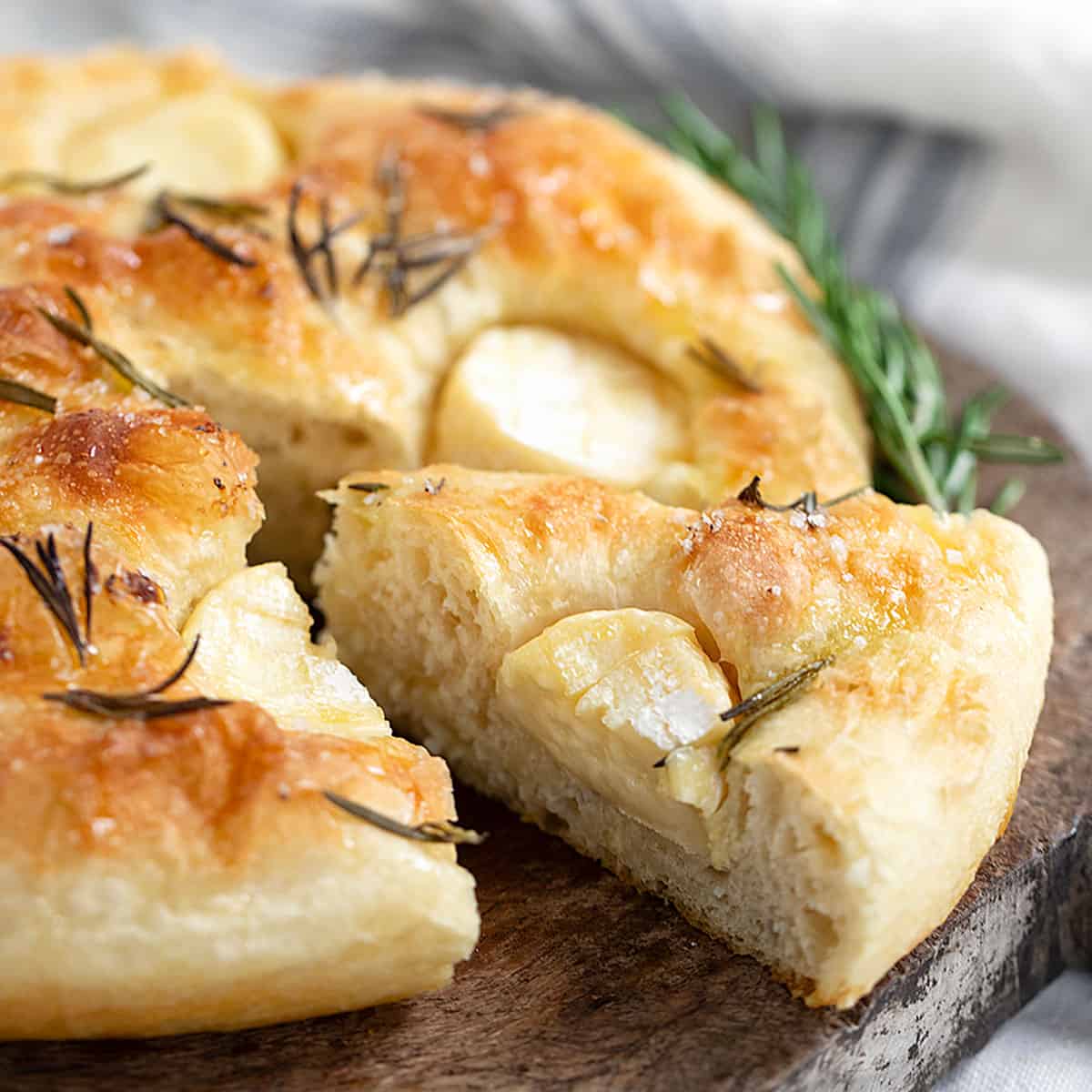 Mini Brie Focaccia